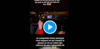 Clermont-Ferrand Sans permis, le fils du commissaire se filme à bord du véhicule de police de son père - VIDEO