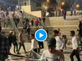Ramadan les soldats israéliens tirent des grenades sUr les fidèles palestiniens à Jérusalem - VIDEO