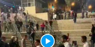 Ramadan les soldats israéliens tirent des grenades sUr les fidèles palestiniens à Jérusalem - VIDEO
