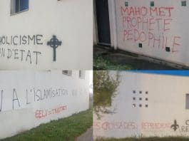 Rennes : des tags islamophobes et des menaces de morts découverts sur le mur de la mosquée Avicenne