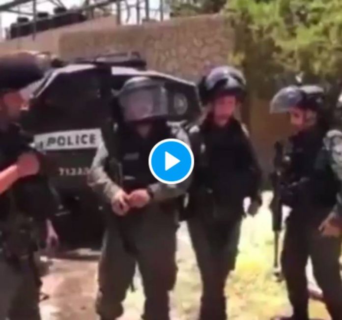 Des soldats israéliens lancent des grenades sur des musulmans en pleine prière - VIDEO