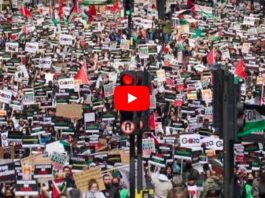 Londres la plus grande mobilisation en solidarité avec les Palestiniens rassemble près de 200 000 personnes - VIDEO