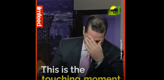 Un présentateur TV s’effondre en larmes devant la Miséricorde d’Allah - VIDEO