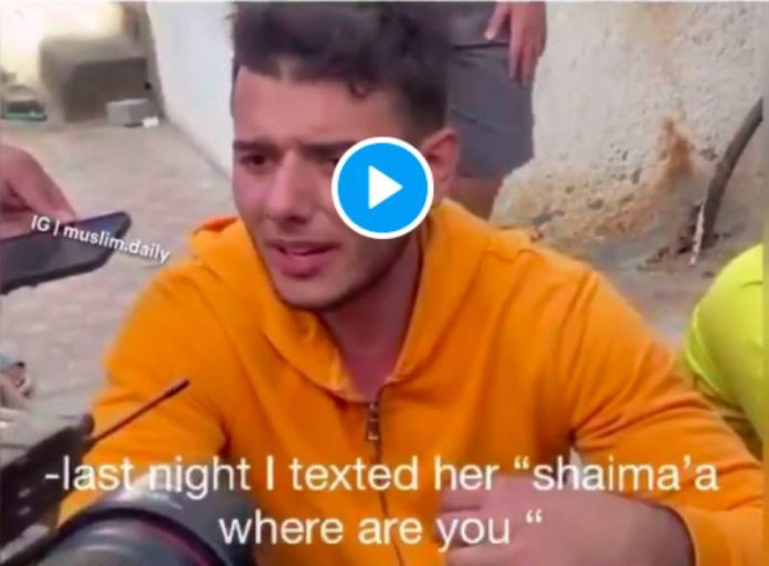 « J’ai trouvé son corps souriant sous les décombres »  un palestinien raconte le décès de sa fiancée - VIDEO