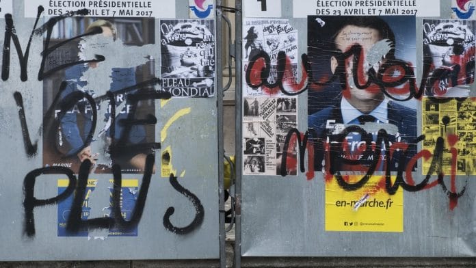 Alpes-Maritimes - un candidat RN filmé en train d’arracher ses propres affiches électorales 