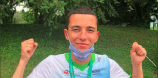 Yanis remporte le championnat de France d'athlétisme de sport adapté