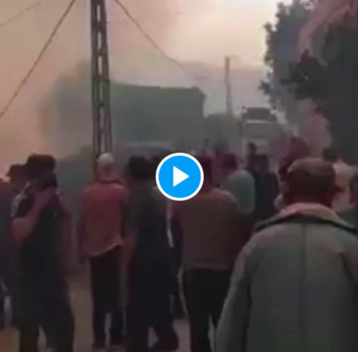 Bejaïa les feux encerclent le village de Tala Hiba, les habitants pris au piège au milieu des flammes - VIDEO