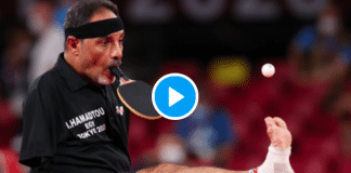 Jeux Paralympiques Amputé des deux bras, le pongiste égyptien Ibrahim Hamadtou fait sensation - VIDEO
