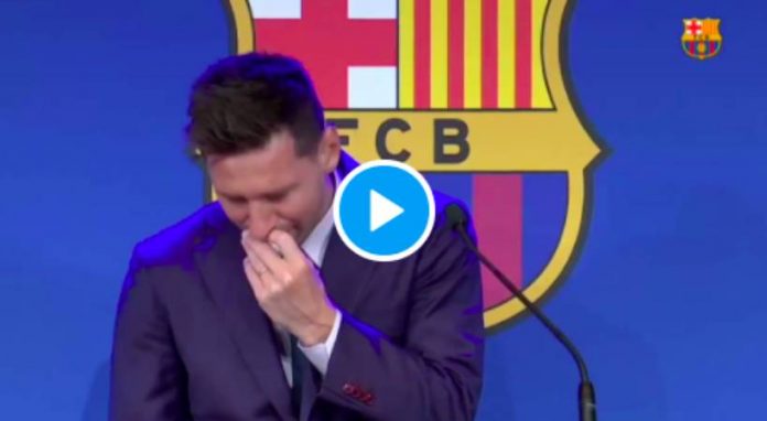 Lionel Messi en larmes en évoquant son « possible » transfert au PSG - VIDEO