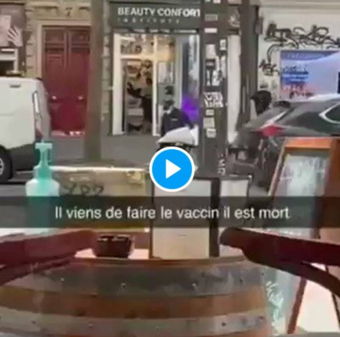 Paris des urgentistes sortent un cadavre d’un centre de vaccination - VIDEO (1)