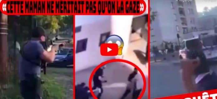 Corbeil-Essonnes les policiers gazent une mère voilée qui tentait de protéger son fils - VIDEO