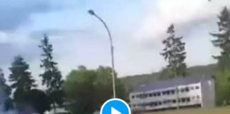 Les Tarterêts un fourgon de policiers attaqué aux mortiers prend la fuite - VIDEO