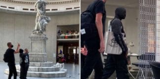 Paris Kanye West visite un musée en cagoule intégrale (1)