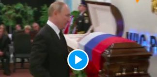 Vladimir Poutine s’effondre en larmes à l’enterrement d’un de ses ministres - VIDEO