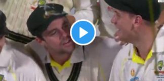 Autralie le capitaine de l'équipe nationale de cricket range le champagne pour célébrer la victoire avec son coéquipier musulman - VIDEO