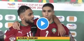 CAN 2022 Quand Sofiane Boufal fait parler Achraf Hakimi en Français - VIDEO