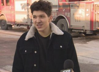 Canada - Adam Attalla, 18 ans, a sauté de toit en toit sur un immeuble en feu pour sauver 5 enfants 