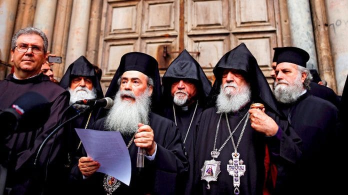 Le patriarche de Jérusalem déclare que les « extrémistes sionistes » menacent la présence chrétienne en Terre sainte