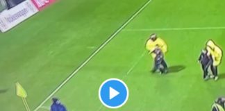 PSG-Vannes un enfant entre sur le terrain pour approcher Kilian Mbappé, la sécurité l’expulse violemment - VIDEO