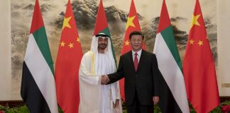 Le prince héritier d'Abu Dhabi rencontre le président chinois après la cérémonie d'ouverture des JO4