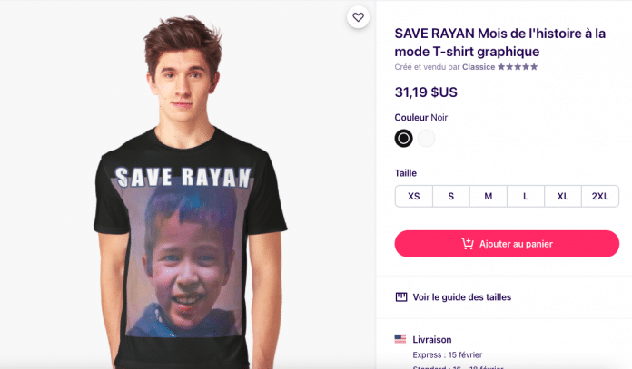 « Rayan Stay Strong » Des marques utilisent le drame de Rayan pour vendre des T-shirt à son effigie