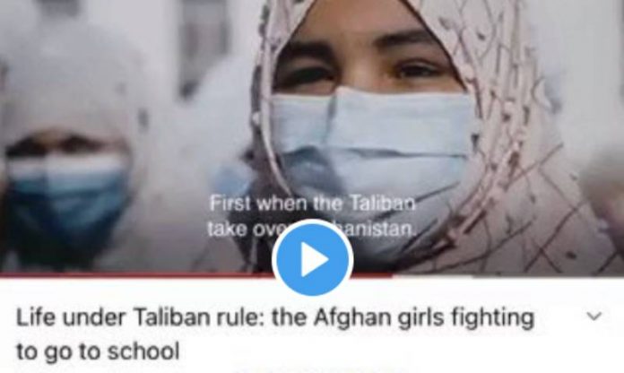 Afghanistan une fille confie que le pays « est devenu plus beau » avec les Talibans au gouvernement - VIDEO