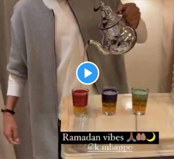 Quand Kylian Mbappé sert le thé à Achraf Hakimi pour l’Iftar - VIDEO