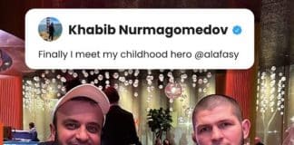 « Mon Héros » Khabib Nurmagomedov rencontre cheikh Mishary Alafasy - VIDEO