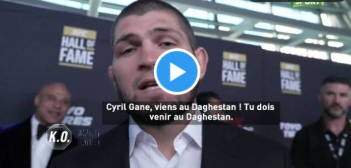 « Viens au Daghestan »  Quand Khabib Nurmagomedov invite Ciryl Gane chez lui - VIDEO