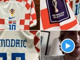 Luka Modric fait don d'un maillot aux victimes du tremblement de terre en Turquie