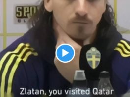 Un journaliste tente de déstabiliser Zlatan Ibrahimovic sur le Qatar - VIDEO