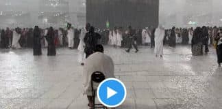 Ramadan de fortes pluies tombent sur les pèlerins à La Mecque - VIDEO