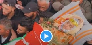 Cisjordanie le jeune Mustafa Sabbah tué par les soldats israéliens - VIDEO
