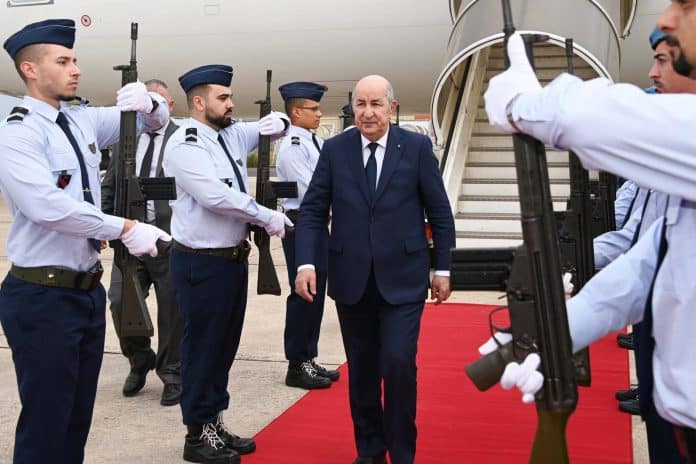 Presidente argelino Abdelmadjid Tebboune inicia visita de Estado a Portugal
