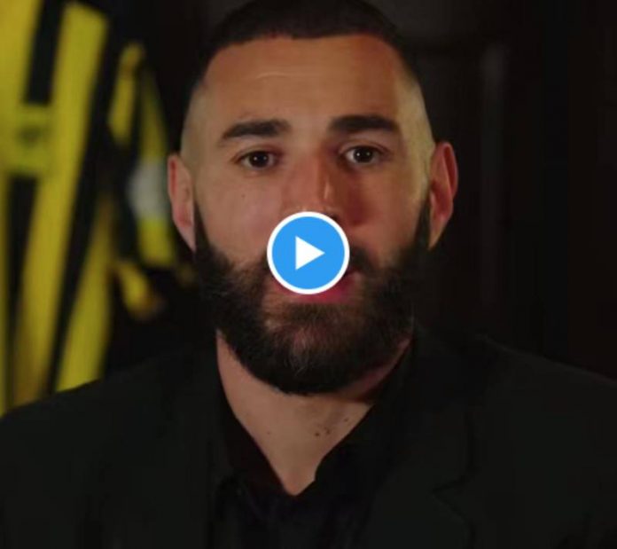 Al-Ittihad les premiers mots, en arabe, de Karim Benzema - VIDEO