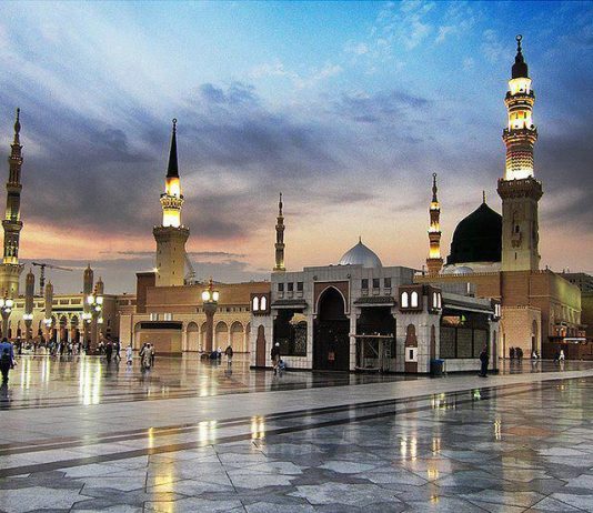 Forte affluence à la mosquée du prophète