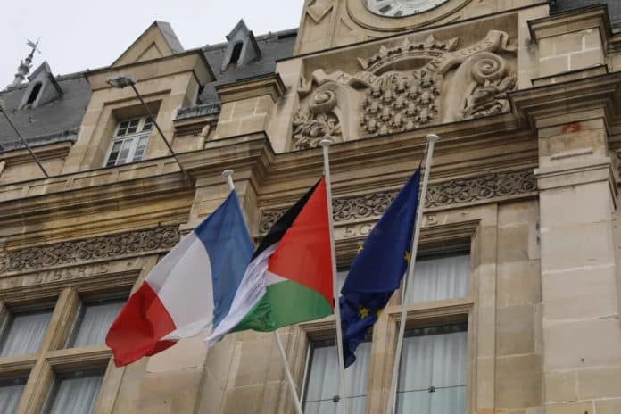 Drapeau Palestine mairie France