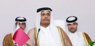 Mohammed bin Abdulrahman Al Thani présidant une réunion préparatoire à Doha avant le sommet islamique d’urgence, 14 septembre 2025.