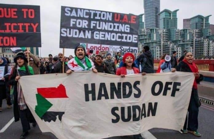 Manifestation soutien Soudan