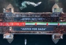 Des milliers de personnes ont défilé en Turquie pour soutenir Gaza le jour du Nouvel An.