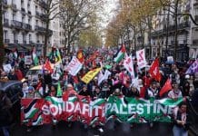 Rassemblement à Paris pour les Palestiniens et victimes de répression
