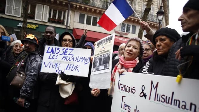 Manifestation islamophobie Paris