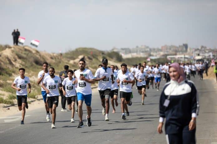 Coureurs palestiniens