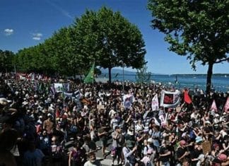 Manifestations massives avant le sommet du G7 en France