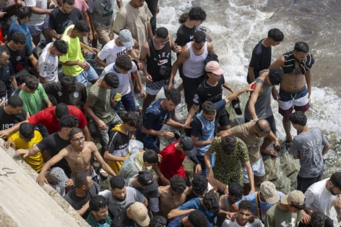 Ceuta-migrants