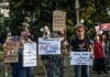 Manifestation à Qusra pour les familles palestiniennes