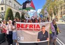 Manifestation à Stockholm pour Gaza