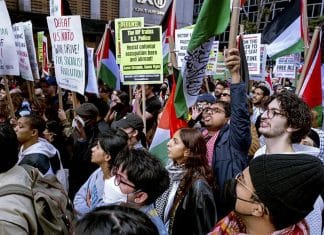 New York : manifestation pour la Palestine