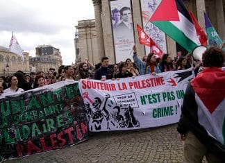 Paris : manifestation pro-palestinienne pour Gaza